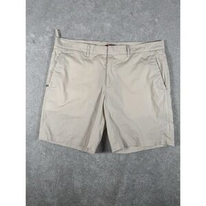 Vintage Prada Sport Shorts Cotton Nylon Spandex Shorts Beige Mens Size IT52 W36"